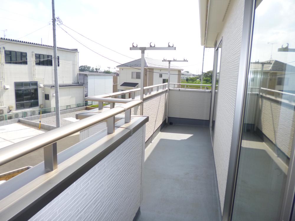 Balcony. 2013.6.24 shooting. Sunny wide balcony