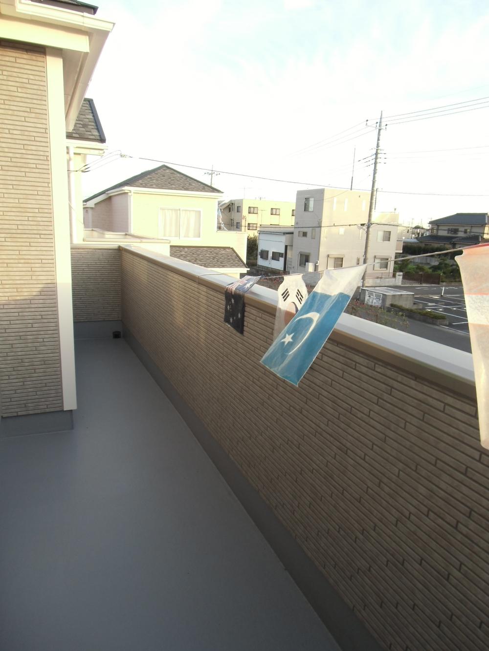 Balcony. Example of construction