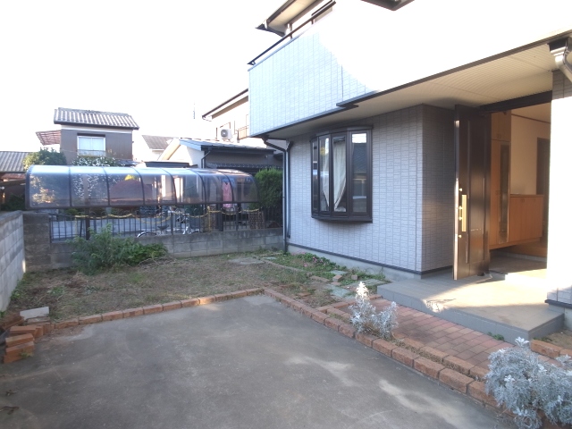 Garden. Little garden is also happy! 