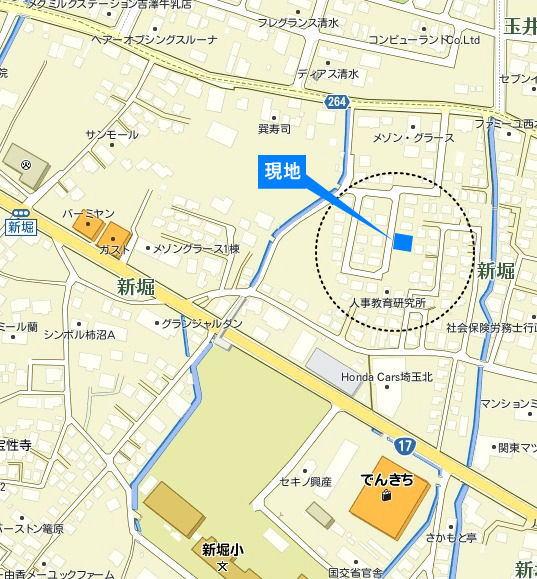 Local guide map. It is conveniently located in the traffic surface. 