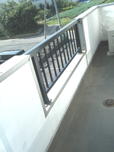 Balcony. Spacious balcony