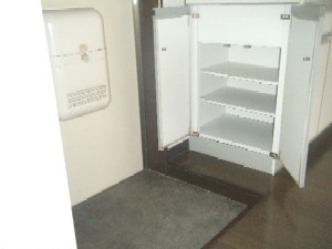 Entrance. In some small way with shoes BOX