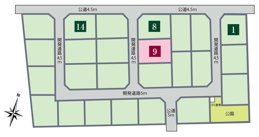 The entire compartment Figure. No.1 ・ 8 ・ 14: No building conditions. No.9: Yes Building condition. 