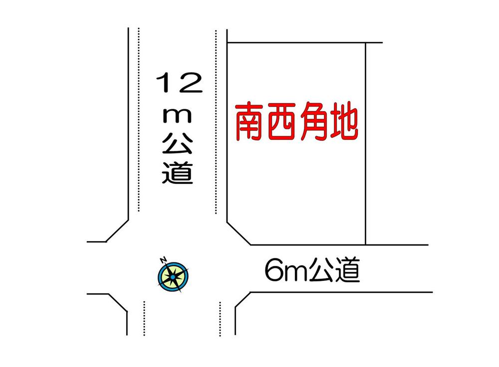 Compartment figure. 22,800,000 yen, 4LDK, Land area 120.01 sq m , It is a building area of 104.49 sq m southwest corner lot.