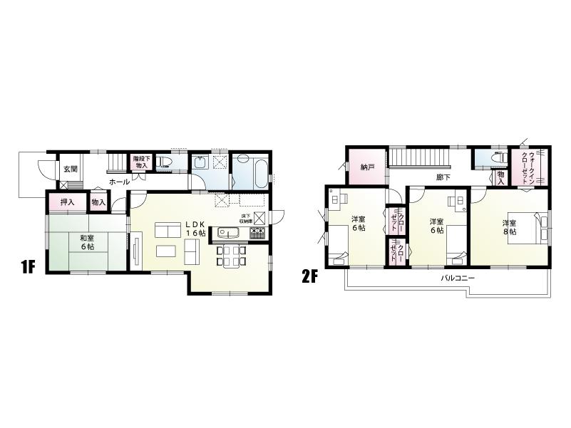 Floor plan. Price 27,800,000 yen, 4LDK+S, Land area 175.99 sq m , Building area 110.12 sq m