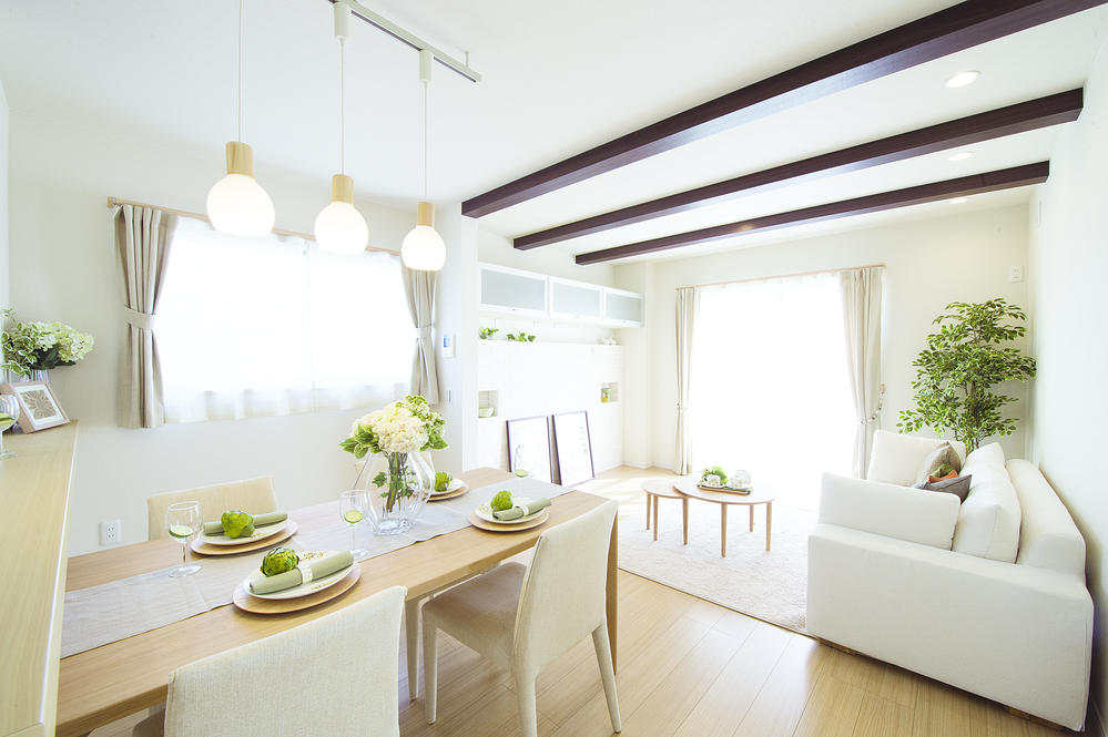 Living.  [Model house] Becoming decorated with attention to detail (September 2013) Shooting