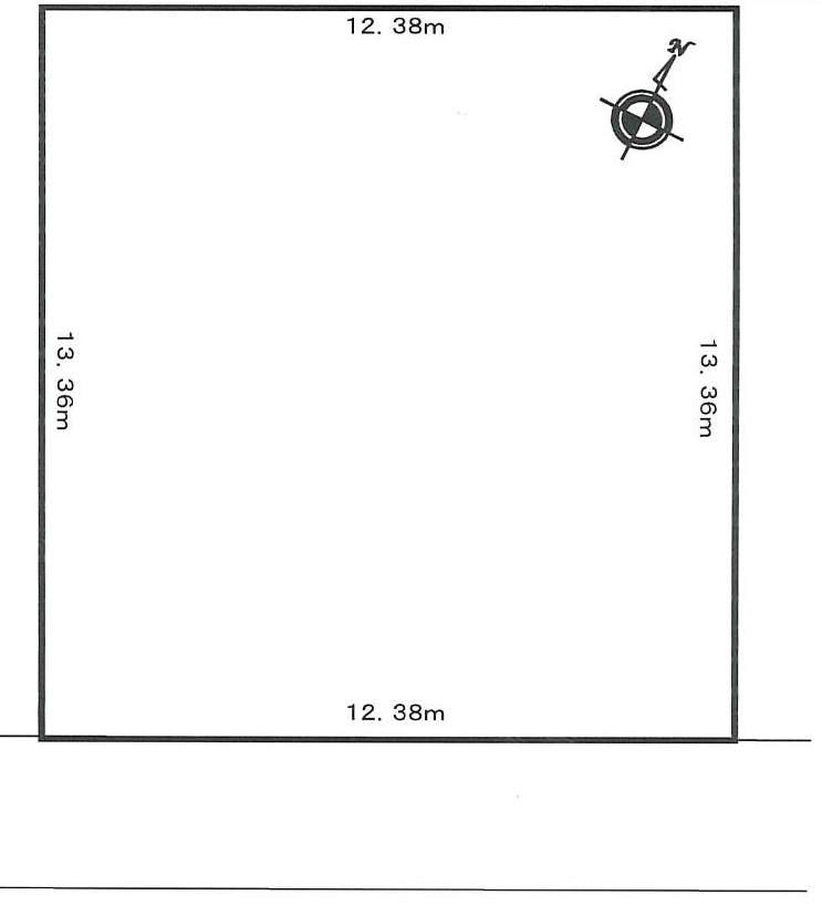 Compartment figure. Land price 9.8 million yen, Land area 165.29 sq m