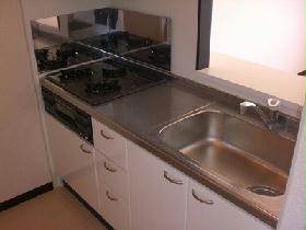 Kitchen. With gas stove