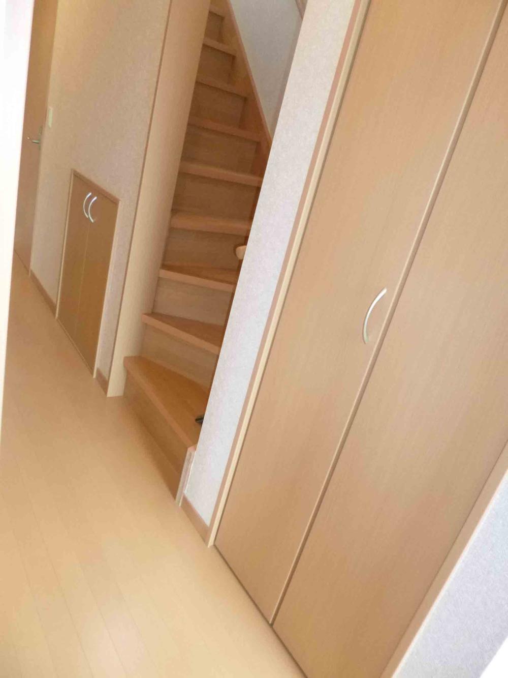 Receipt. Example of construction. Hall storage, There is storage under the stairs. 