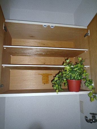 Receipt. Compartment on the Laundry Area