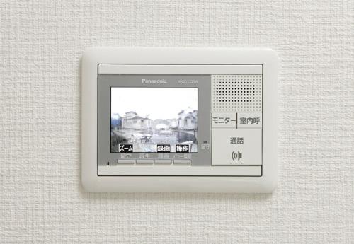 Other Equipment. Before opening the front door, You can see the visitors in the video and audio, hands free ・ With a recording function color monitor TV with intercom (same specifications)
