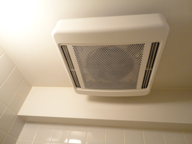 Bath. With bathroom dryer