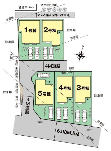 The entire compartment Figure. Riondo - Misato City Sakae 1-chome V period - compartment view