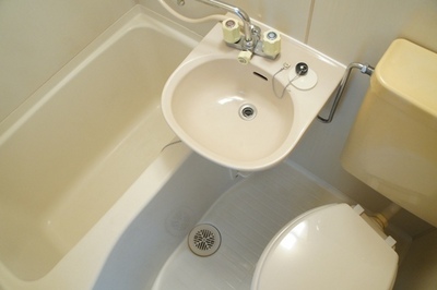 Bath. Bus with cleanliness