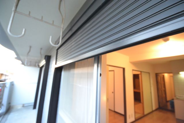 Balcony. Yes shutters