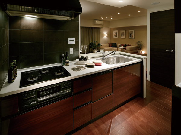 Kitchen.  [kitchen] While standard with advanced features, It stuck to the beautiful texture.