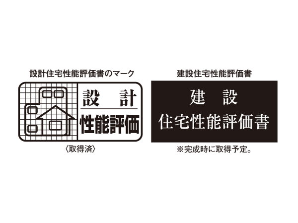 Building structure.  [Housing Performance Indication System] Minister of Land, Infrastructure and Transport registration of third-party organization "Specify Housing Performance Evaluation Facility" quality ・ Introducing the housing performance indication system to objectively evaluate the performance. And peace of mind to conduct a fair evaluation who can, It gets the two evaluation reports. (All houses) ※ For more information see "Housing term large Dictionary"