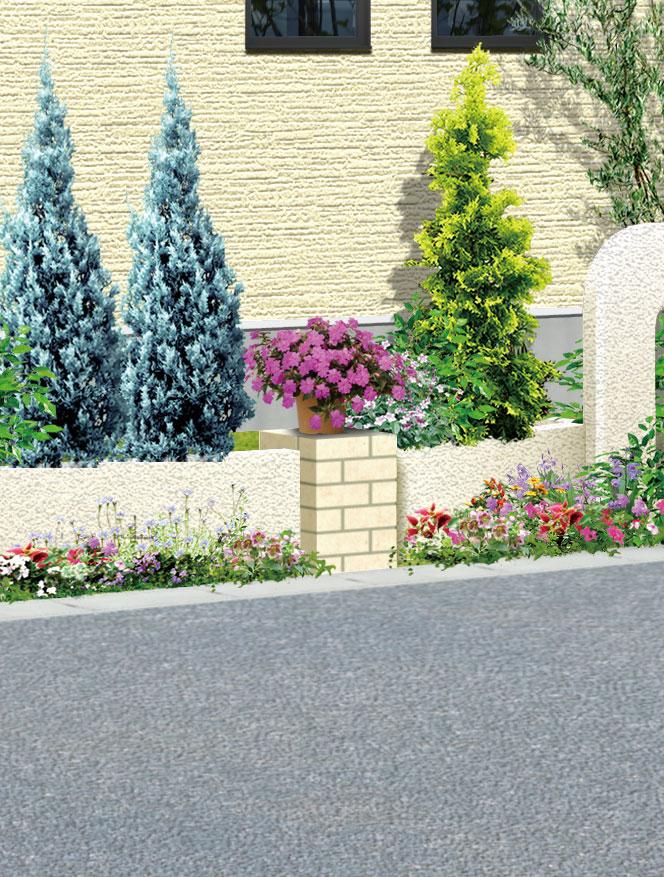 Rendering (appearance). Garden tub to glamorous directing the outside 構廻Ri. 