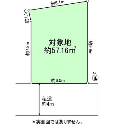 Compartment figure. Misato City Prefecture Yanaka