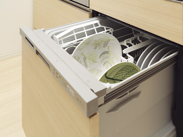 Kitchen.  [Dishwasher] Standard equipment to the sink next to, At the top was also left drawer. (H type)