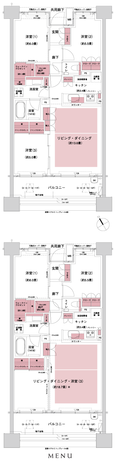 Floor: 3LD ・ K + WIC + N, the occupied area: 75.67 sq m, Price: 35,705,476 yen, now on sale