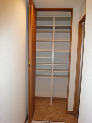 Entrance. Shoe box equipped