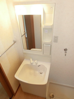 Washroom. Wash basin equipped independent