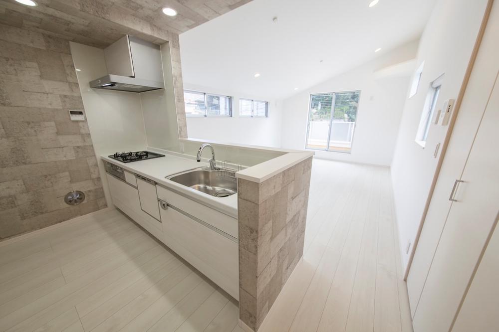 Building plan example (introspection photo).  [Our kitchen construction cases] Please feel free to contact us ◎ is 35 square meters of land room! 