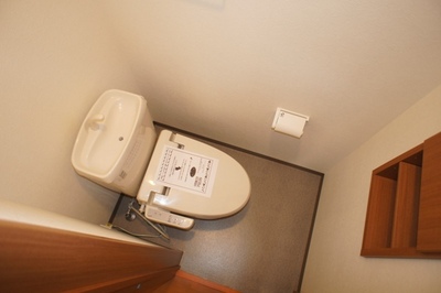 Toilet. With warm water washing toilet seat