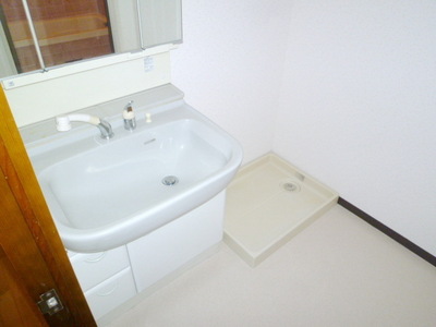 Washroom. Independent wash basin