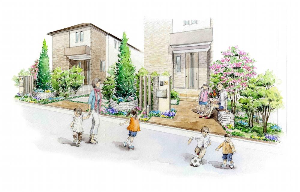 23 coherent cityscape of compartment. Ensure 7.3m up to the road width from about 4.8m. In addition, since the site is in abutment shape, Easy from playing children, You can use as a private space. 