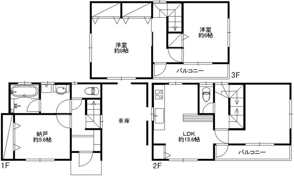 Floor plan. (A-5 Building), Price 33,800,000 yen, 2LDK+S, Land area 60.85 sq m , Building area 91.5 sq m
