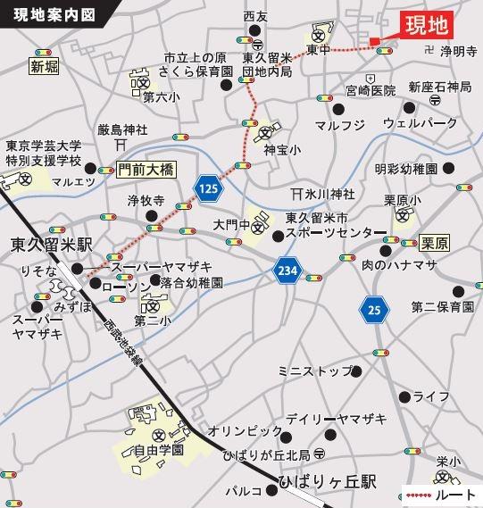 Local guide map. Local guide map