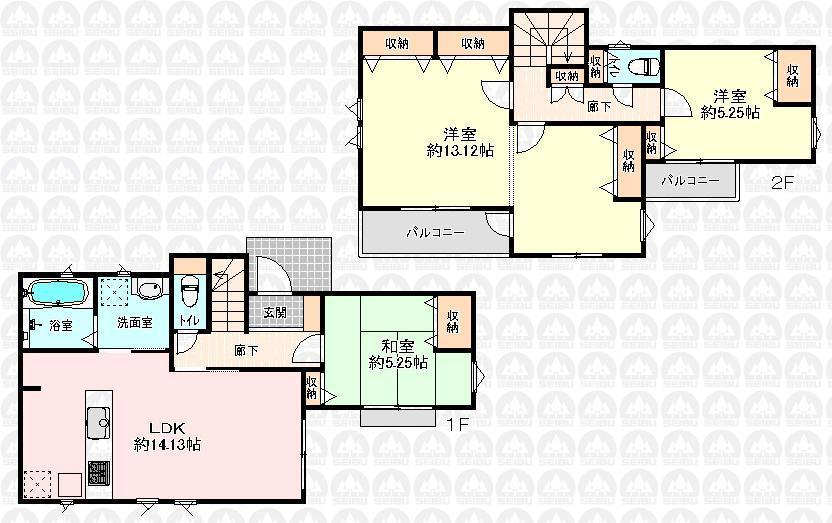 Other building plan example. Building plan example (No. 1 place) Building Price     15,120,000 yen, Building area 92.88 sq m