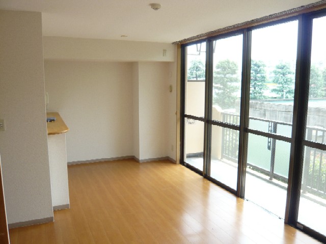 Living and room. It is a photograph of another room.