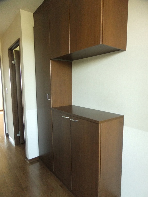 Entrance. With large shoes BOX