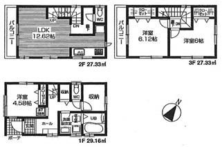 Floor plan. Local guide map