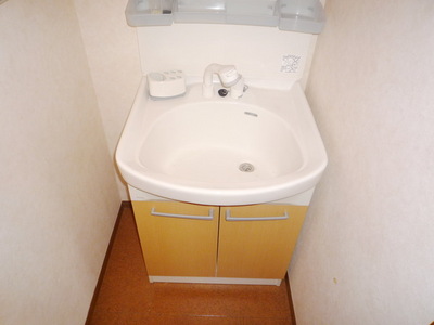 Washroom. Independent wash basin