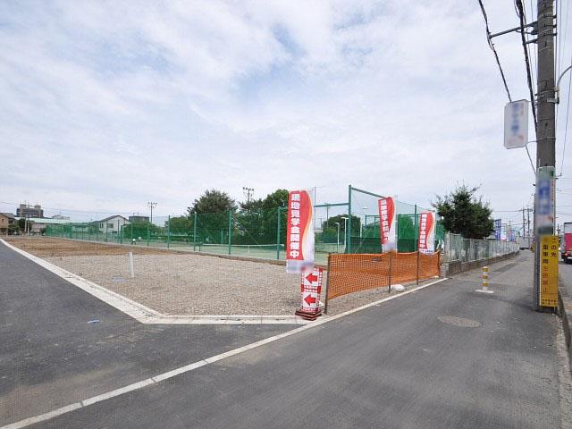 Local land photo. Field landscape Vacant lot