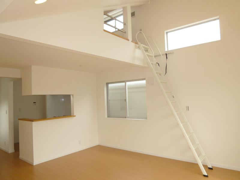 Living. A Building The living the top there is a loft. 