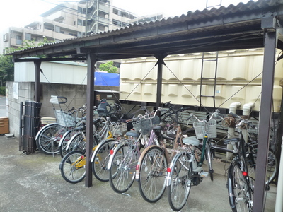 Other common areas. On-site bicycle parking lot