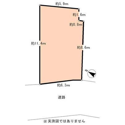 Compartment figure. Saitama Prefecture Nizashinodera 3-chome