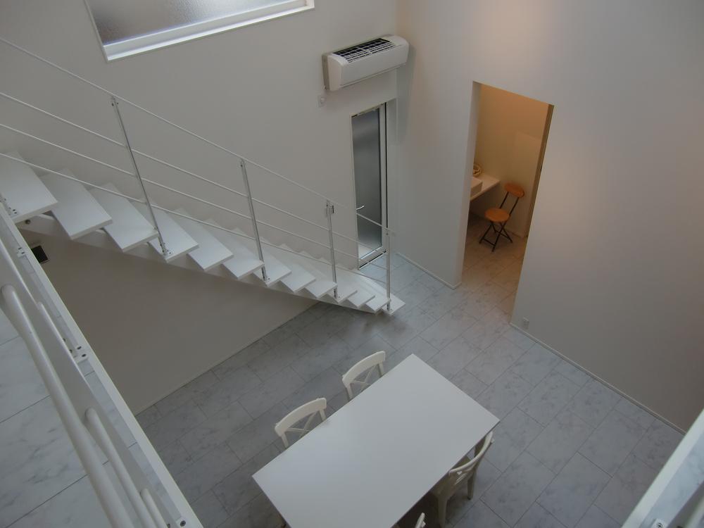 Living. About three times the lighting is sweeping out the window from the skylight