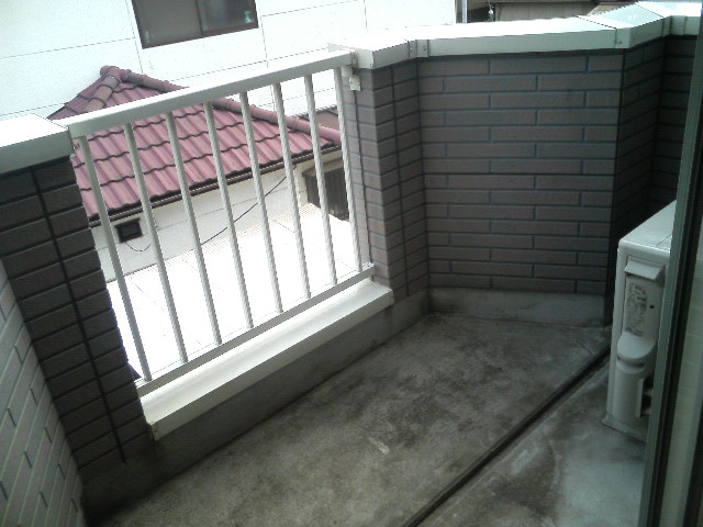 Balcony. Lovely form of a balcony