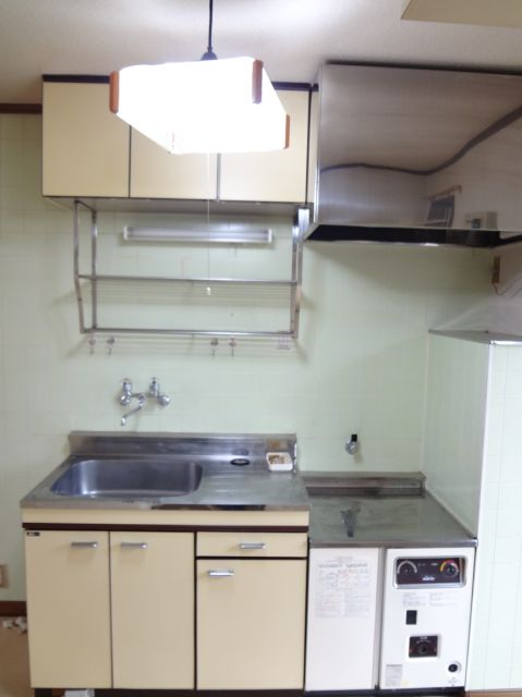 Kitchen. Since the two-burner gas stove is put is the cooking is easy