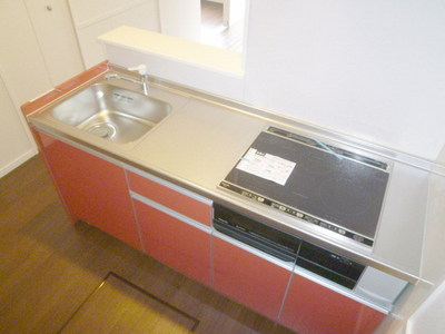 Kitchen. Three-necked kitchen of IH