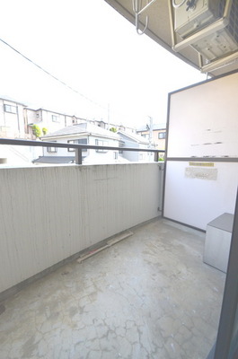 Balcony. Wide balcony