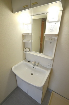 Washroom. Independent wash basin