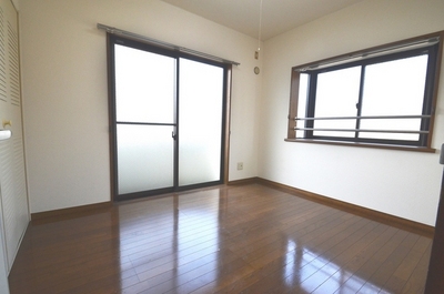 Other room space. The living room is also sunny