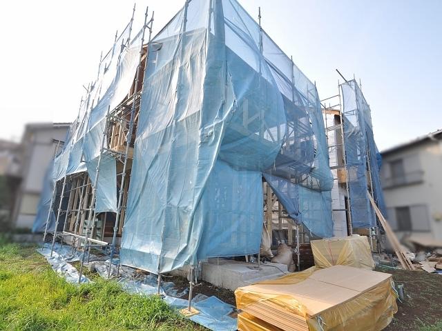 Local appearance photo. B Building Under construction